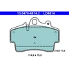 Image de 4 plaquettes de frein ate ld4814