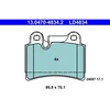 Image de 4 plaquettes de frein ate ld4834