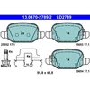 Image de 4 plaquettes de frein ate ld2789
