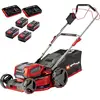Image de Einhell Professional Power X-Change GP-CM 36/47 S Li BL (4x4,0Ah) Accu-grasmaaier Accu Incl. 2 Twincharger-opladers, Incl. 4 accus 4,0 Ah Snijbreedte max. 47 cm
