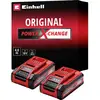 Image de Einhell 4511629 18V 4Ah PXC Plus Twinpack Reserve-accu 4 Ah Li-ion