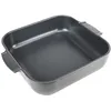 Image de PEUGEOT - Plat Four En Céramique Carré - 36 cm (anses comprises) x 31 cm x 8,2 cm - Contenance : 5,4 L - Garanti 10 Ans - Fabrication Française - Coloris Ardoise