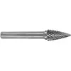 Image de RUKO 116049 Freesstift Hardmetaal Spitsboog 3 mm Lengte 38 mm Schachtdiameter 3 mm
