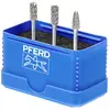 Image de PFERD TOOLS 21901404 Freesstiftset Hardmetaal Schachtdiameter 3 mm 3-delig