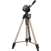 Image de Hama Tripod 1/4 inch Werkhoogte: 66 - 166 cm Champagne Incl. tas, Waterpas