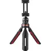 Image de Hama Tafelstatief 1/4 inch Werkhoogte: 16 - 19 cm Zwart Kogelkop, Waterpas, Incl. smartphonehouder