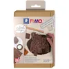 Image de STAEDTLER 8025 HTC1 FIMO Pâte à modeler polymère durcissante au four   Set de 6 pièces, effet bois