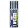 Image de Staedtler Lumocolor permanent S F M B DRY SAFE 31-9WP4GS Permanent marker Zwart Watervast: Ja