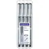 Image de Staedtler 308 WP4 308 WP4 Fineliner Zwart 0.1 mm, 0.3 mm, 0.5 mm, 0.7 mm 4 stuk(s)