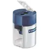 Image de Staedtler Dubbele puntenslijper tonmodel 512 001 Blauw-zilver (fluorescerend) Uitvoering container: Blik