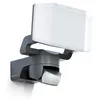 Image de Steinel Projecteur LED extérieur XLED Protect S anthracite, détecteur de mouvement 180°, 3000K blanc chaud, 14.3 W, IP54, pour garage, jardin