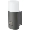Image de Steinel Applique murale LED L 910 S anthracite avec détecteur de mouvement à 180° - Luminaire extérieur design de 9,8 W - Lampe murale design avec capteur 797 lm