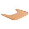 Image de Hauck Tablette Repas Wooden Tray pour Chaise Haute Alpha+ en Bois de Hêtre Certifié FSC® - Plateau Repas avec Rebord Élevé - Entretien Facile - Nature