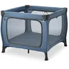Image de hauck Sleep N Play SQ Lit de voyage et parc pour enfant avec matelas de 5 cm d'épaisseur, petit pliable, sac de transport, pour bébés et enfants dès la naissance jusqu'à 15 kg (bleu foncé)