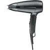 Image de Severin Seche cheveux de voyage, Sèche cheveux avec poignée pliable et concentrateur amovible, double intensité : 110/220 V, sèche-cheveux compact 1 600 W, Noir, HT 0159