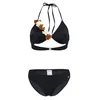 Image de Fashy Ensemble bikini Black Grafics pour femme, Noir, 44 B