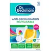 Image de Dr. Beckmann - Lingette Réutilisable x1 - Protection contre la décoloration et maintien de l'éclat des couleurs - Fibre 100% coton efficace jusqu'à 30 lavages