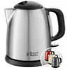 Image de Russell Hobbs Bouilloire Electrique [Compacte & Elegante] Adventure (1L, 2400W, Ebullition rapide,filtre anticalcaire lavable,Marques pour 1/2/3 tasses, Bec verseur précis,Idéale pour voyage) 24991-70