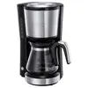 Image de Russell Hobbs Mini machine à café [tête de douche pour une extraction optimale & arôme] Compact (5 tasses maximum, verseuse en verre de 0,6 l, avec filtre permanent, plaque de maintien au chaud) Machine à café filtre compacte petite taille 24210-56