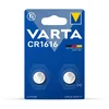 Image de VARTA Lot de 2 piles bouton CR1616 au lithium Coin, 3 V, emballage de sécurité enfant, pour petits appareils électroniques, clés de voiture, télécommandes, balances