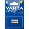 Image de VARTA Lot de 2 piles alcalines V27A 12 V pour montres, télécommandes, calculatrices, compactes, longue durée et haute performance