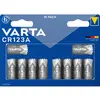 Image de Varta LITHIUM Cylindr. CR123A Bli10 CR123A Fotobatterij Lithium 1430 mAh 3 V 10 stuk(s)