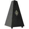 Image de Wittner Metronome Taktell Forme Pyramide Système Maelzel Série 855 - Boîtier en plastique - Avec cloche - Noir - Mécanique à remonter - Pas de piles nécessaires - Fabriqué en Allemagne