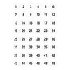 Image de HERMA Numéros 12mm 1-240 Papier Blanc Noir 5 SH - Étiquettes autocollantes (Blanc, 12mm)