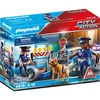Image de PLAYMOBIL barrage routier avec chien