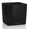 Image de Lechuza Pot de fleurs, Système d'Irrigation, Cube Premium 50 Noir Gloss Optimal, 16569