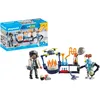 Image de PLAYMOBIL myLife 71450 Chercheur avec robots, fête thématique scientifique en laboratoire, drone de transport et robots inclus, jouets pour enfants à partir de 4 ans