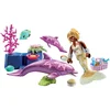 Image de Playmobil Jeu De Construction De Sirène Avec Des Dauphins