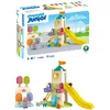 Image de PLAYMOBIL Junior 71703 Tour d'aventure avec glace, toboggan et roue, jouet durable fabriqué en plastique à base de plantes, jouets pour enfants à partir de 1 an
