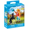 Image de Playmobil Figurine Femme Avec Chien De Montagne