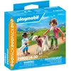 Image de Playmobil Figurine De Fermier Avec Veau