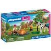 Image de Playmobil | I Love Horses | Excursion à Cheval avec feu de Camp | Set de randonnée avec mère, Fille, Cheval, Poney et feu de Camp électronique | pour Enfants à partir de 4 Ans | 72132
