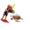 Image de Playmobil Figure Female Diver Turtle