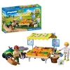 Image de PLAYMOBIL | Country | Stand de marché | Stand de vente mobile avec quad, produits frais et nombreux accessoires | Pour les enfants à partir de 4 ans | 72164