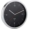 Image de blomus - CRONO- Horloge radio-pilotée M avec bord en acier inoxydable mat, noir élégant, horloge murale, réglage automatique de l'heure, haute précision, accessoire d'intérieur exclusif (H/l/P :