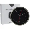 Image de Blomus Horloge Radio-pilotée 65895 - Noir - 24 x 24 x 4,5 cm