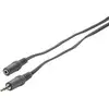 Image de SpeaKa Professional SP-1300376 Jackplug Audio Verlengkabel [1x Jackplug male 3,5 mm - 1x Jackplug female 3,5 mm] 2.00 m Grijs