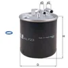 Image de Filtre à carburant knecht kl723d