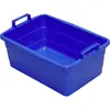 Image de Lockweiler 103976226 Bak vierkant 62 cm/45 L blauw staande handgrepen