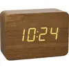 Image de TFA Dostmann 60.2549.08 Wekker Zendergestuurd Hout, Bruin Alarmtijden 1