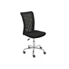 Image de Inter Link Bonnie Chaise pivotante, Polyester, polyuréthane, Noir, 43/88 / 56 cm
