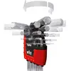 Image de Wiha Winkelschraubendreher lang 9tlg 1,5-10mm 6knt Kugelkopf Inbus Haakse schroevendraaierset 1.5 mm, 2 mm, 2.5 mm, 3 mm, 4 mm, 5 mm, 6 mm, 8 mm, 10 mm 1.5 mm