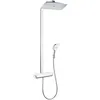 Image de hansgrohe Raindance E Colonne de douche 360 1 jet avec mitigeur thermostatique, blanc/chromé, 27112400