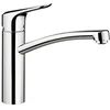 Image de hansgrohe Ecos - Mitigeur de cuisine, 1 jet, Robinet avec hauteur sous bec 155 mm, Robinetterie avec bec pivotant, Chromé, 14815000