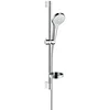 Image de hansgrohe Croma Select S Set de douche Vario avec barre de douche 65 cm et porte-savon, Blanc/Chromé, 26566400