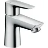 Image de hansgrohe Mitigeur lavabo Talis E, hauteur sous bec 80mm, robinet lavabo avec vidage, Chromé, 71700000